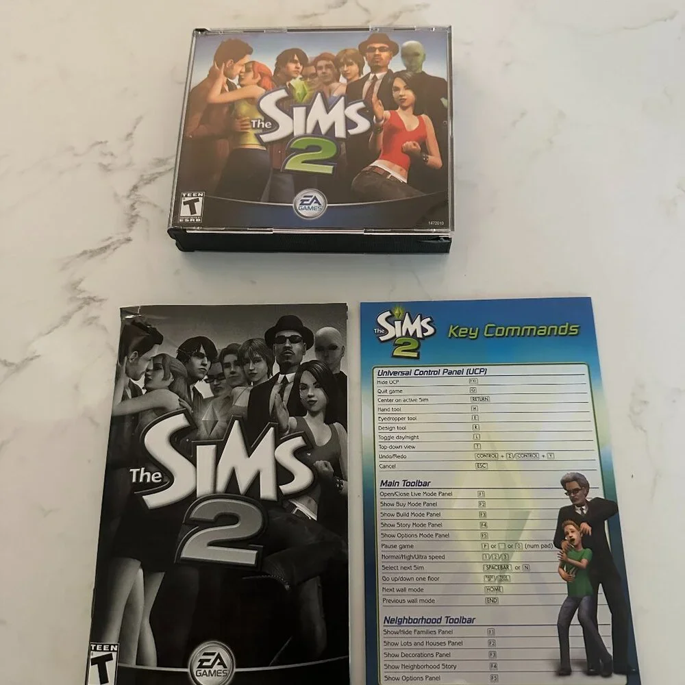 Sims 2 PC CD-ROM 4 Disk Set